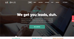 Desktop Screenshot of leadhub.net