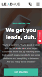 Mobile Screenshot of leadhub.net